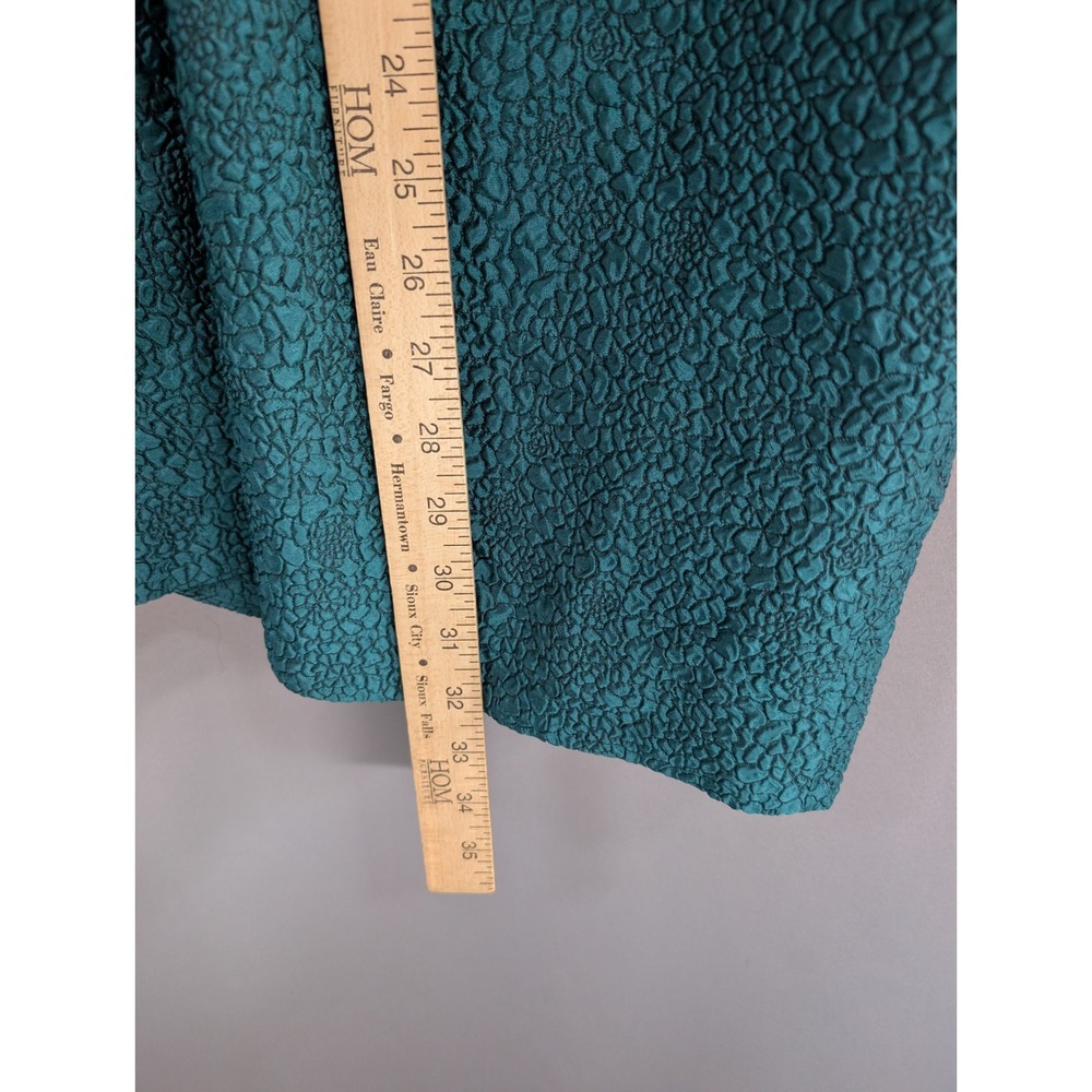 City Chic Dress Womens Plus 20 GreenTextured Off Shoulder Party Wedding Prom New - Picture 10 of 12